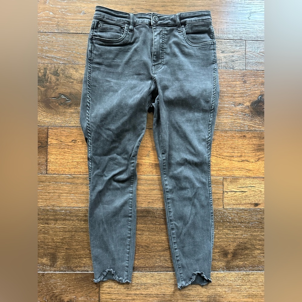 Kut From The Kloth Donna Fab Ab Skinny Black Ankle Jeans- Size 10 Petite